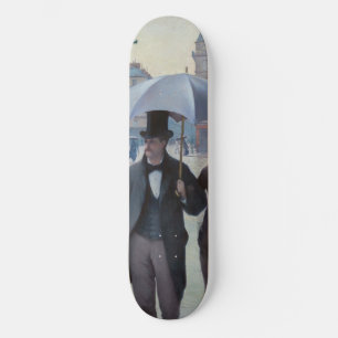 Gustave Caillebotte - Parijse straat; Regenachtige Skateboard