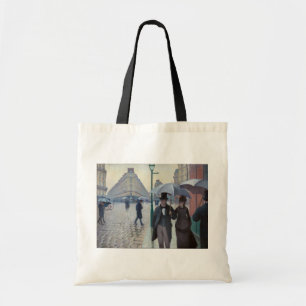Gustave Caillebotte - Parijse straat; Regenachtige Tote Bag