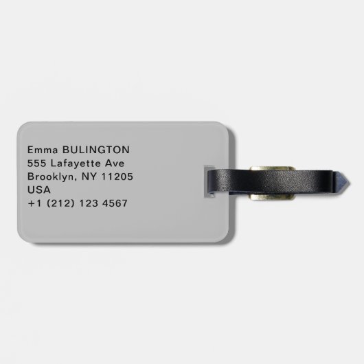 Gustave Caillebotte - Paris Street; Rainy Day Bagagelabel (Achterkant horizontaal)