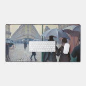 Gustave Caillebotte - Paris Street; Rainy Day Bureaumat (Keyboard & Muis)