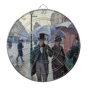 Gustave Caillebotte - Paris Street; Rainy Day Dartbord