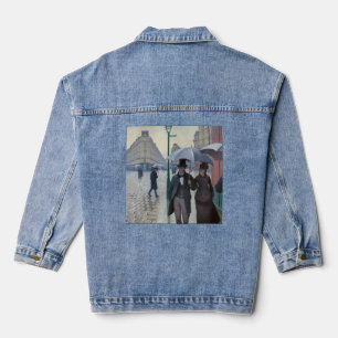 Gustave Caillebotte - Paris Street; Rainy Day Denim Jacket
