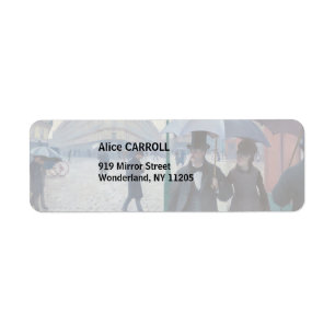 Gustave Caillebotte - Paris Street; Rainy Day Etiket