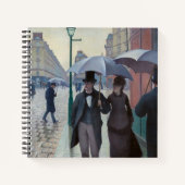 Gustave Caillebotte - Paris Street; Rainy Day Notitieboek (Voorkant)