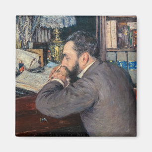Gustave Caillebotte - Portret van Henri Cordier Magneet