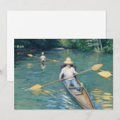 Gustave Caillebotte - Roeiboten op de Yerres Kaart (Voorkant / Achterkant)