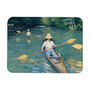 Gustave Caillebotte - Roeiboten op de Yerres Magneet
