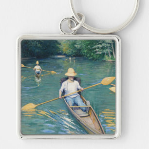 Gustave Caillebotte - Roeiboten op de Yerres Sleutelhanger