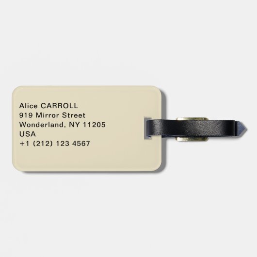 Gustave Caillebotte - Skiffs on the Yerres Bagagelabel (Achterkant horizontaal)