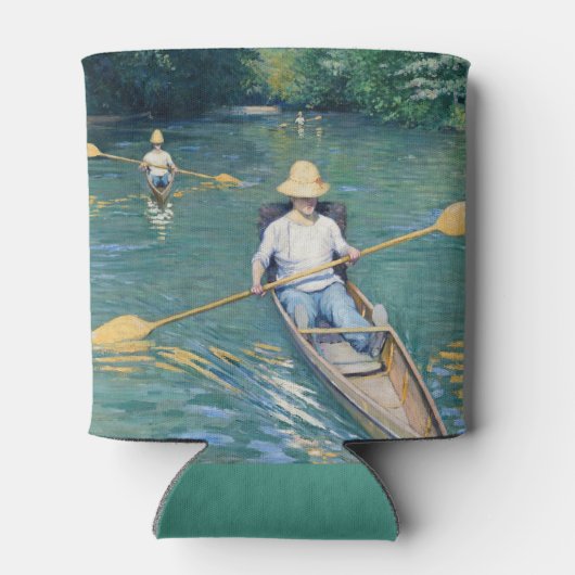 Gustave Caillebotte - Skiffs on the Yerres Blikjeskoeler (Achterkant)