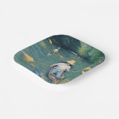 Gustave Caillebotte - Skiffs on the Yerres Papieren Bordje (Gebogen)