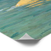 Gustave Caillebotte - Skiffs on the Yerres Poster (Hoek)