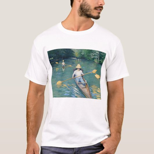 Gustave Caillebotte - Skiffs on the Yerres T-shirt (Voorkant)