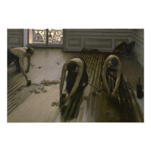 Gustave Caillebotte - The Floor Planers Foto Afdruk