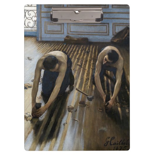 Gustave Caillebotte - The Floor Scrapers Klembord (Voorkant)