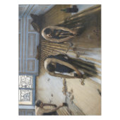 Gustave Caillebotte - The Floor Scrapers Tafelkleed (Voorkant)