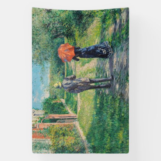 Gustave Caillebotte - The Path Uphill Spandoek (Verticaal)