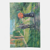 Gustave Caillebotte - The Path Uphill Theedoek (Verticaal)