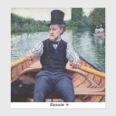Gustave Caillebotte - Vaarfeest Sticker (Vel)
