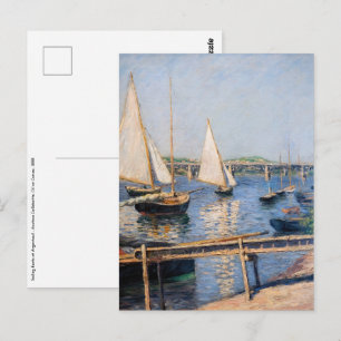 Gustave Caillebotte - Zeilboten bij Argenteuil Briefkaart