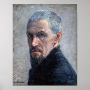 Gustave Caillebotte - Zelfportret Poster