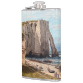 Gustave Courbet - Cliffs at Etretat after Storm Heupfles (Links)