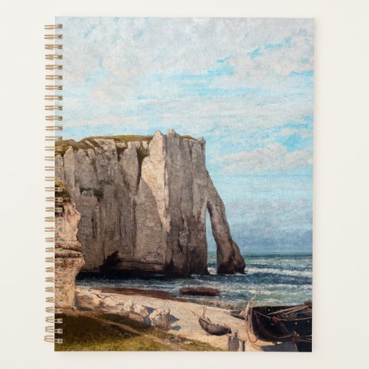 Gustave Courbet - Cliffs at Etretat after Storm Planner (Voorkant)