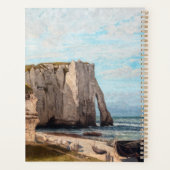 Gustave Courbet - Cliffs at Etretat after Storm Planner (Achterkant)