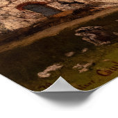 Gustave Courbet - Cliffs at Etretat after Storm Poster (Hoek)