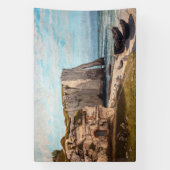 Gustave Courbet - Cliffs at Etretat after Storm Spandoek (Verticaal)