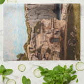 Gustave Courbet - Cliffs at Etretat after Storm Theedoek (Gevouwen)