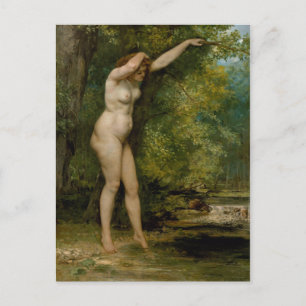 Gustave Courbet   De jonge bather Briefkaart