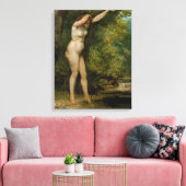 Gustave Courbet | De jonge bather Canvas Afdruk (Insitu (Woonkamer))