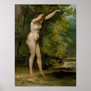 Gustave Courbet   De jonge bather Poster