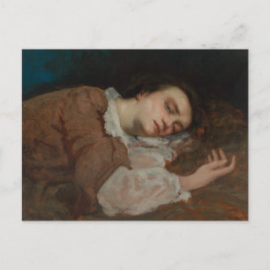 Gustave Courbet - Girls on the banks of the Seine Briefkaart