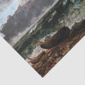 Gustave Courbet - Het stormachtige Zee / De golf Tissuepapier (Detail)