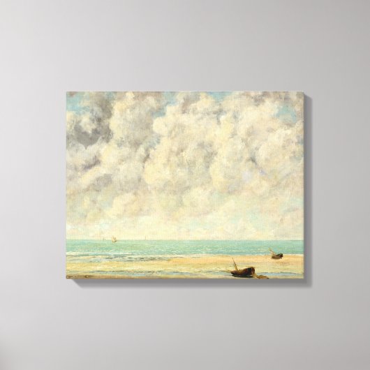 Gustave Courbet | Het Zee Calm Canvas Afdruk (Voorkant)