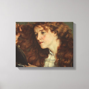 Gustave Courbet - Jo, het prachtige Ierse meisje Canvas Afdruk