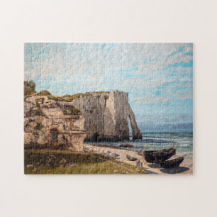 Gustave Courbet - Kliffen bij Etretat na storm Legpuzzel