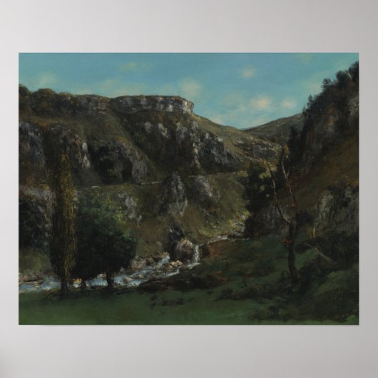 Gustave Courbet - Laloue Valley Poster (Voorkant)