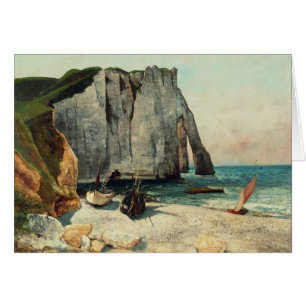 Gustave Courbet Les falaises d'Etretat, le port