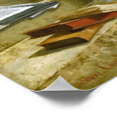 Gustave Courbet - Pierre Proudhon & Children Poster (Hoek)