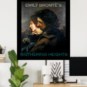 Gustave Courbet schildert Heathcliff en Cathy? Poster (Thuiskantoor)
