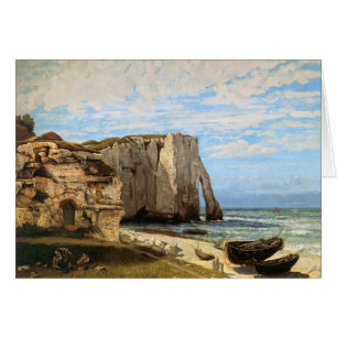 Gustave Courbet - The Cliffs at at Etretat