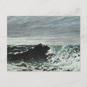 Gustave Courbet - The Wave Briefkaart