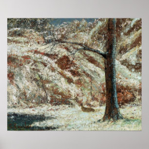 Gustave Courbet - Winter Landscape Poster