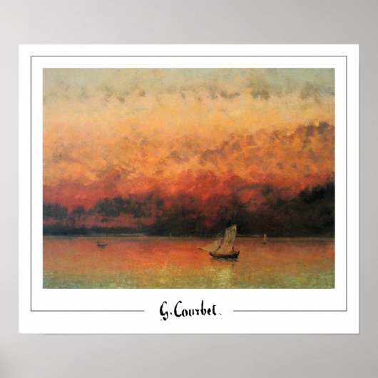 Gustave Courbet Zedign Affiche d'art #128-2 (Devant)