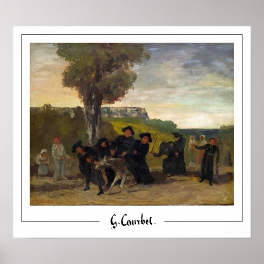Gustave Courbet Zedign affiche d'art #213-2 (Devant)