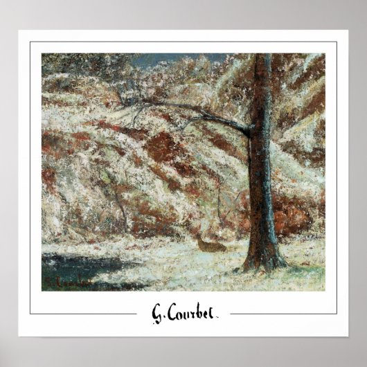 Gustave Courbet Zedign Art Poster #15 (Voorkant)