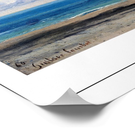 Gustave Courbet Zedign Art Poster #186-2 (Hoek)